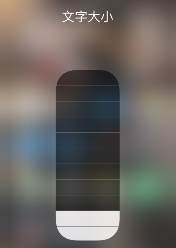 松山湖管委会苹果手机维修分享小技巧：在 iPhone 控制中心快速调节字体大小 